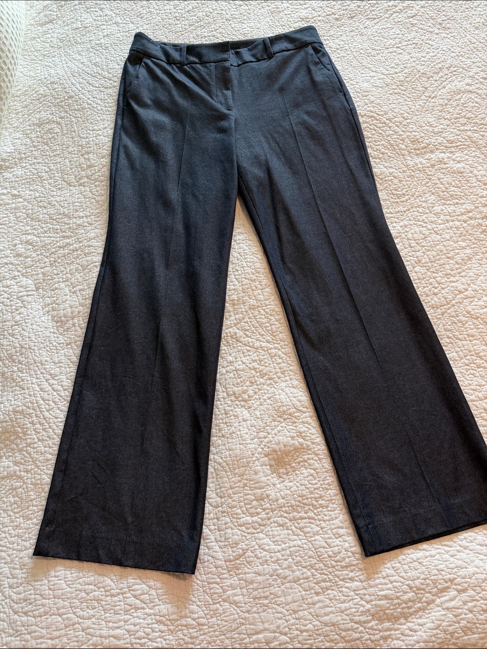 Talbots Black Wide-Leg Dress Pants